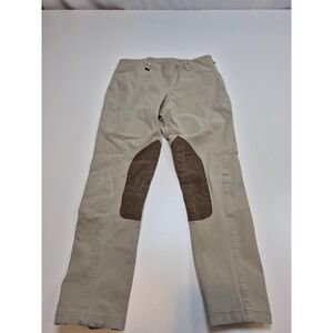 R.J. Classics Sterling Pants Womens 26x24 Beige Riding Knee Patch Schoeller